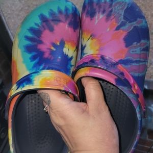 Tie Dye crocs M10 W12
